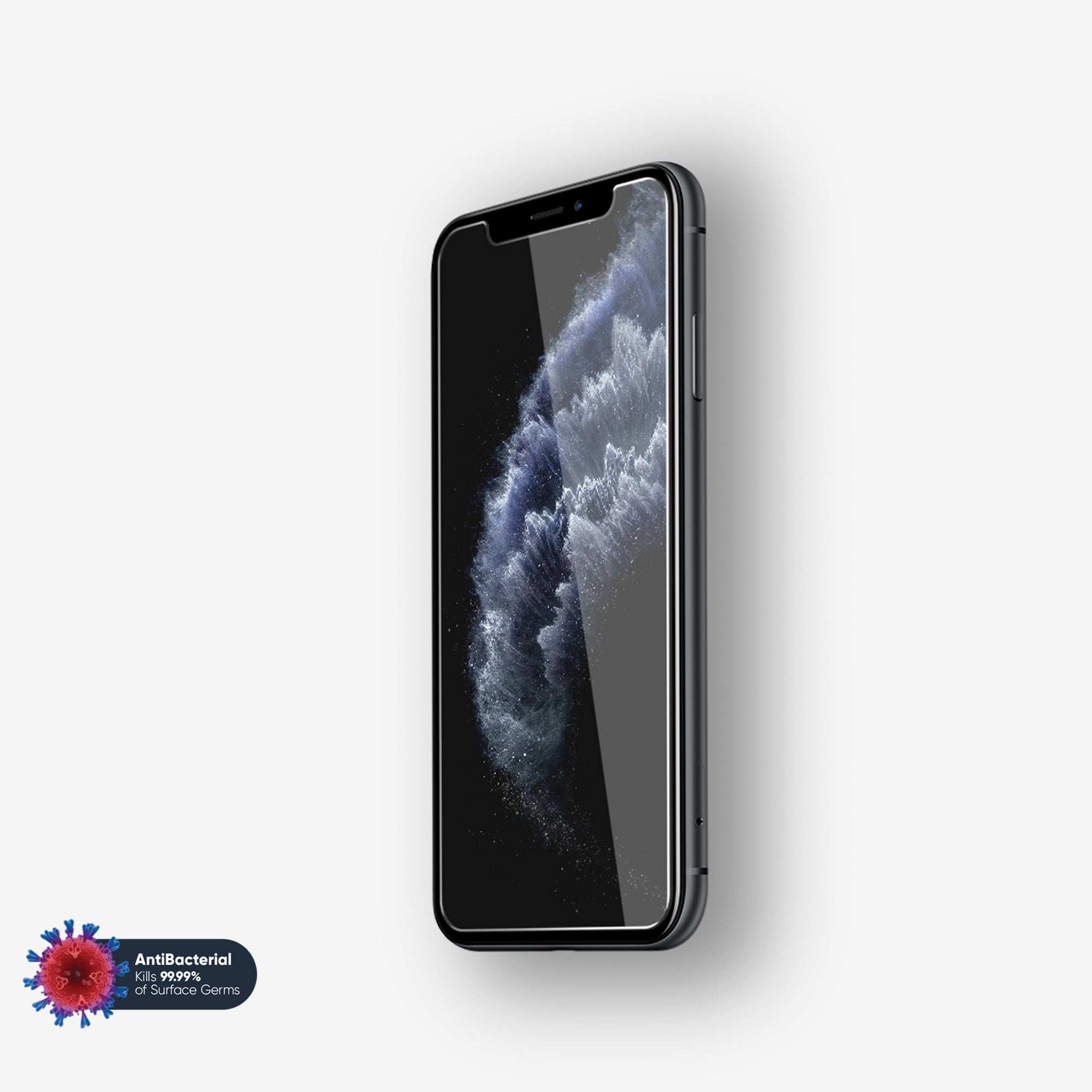 NanoArmour for iPhone 11 Pro Screen Protector Antimicrobial Case Friendly