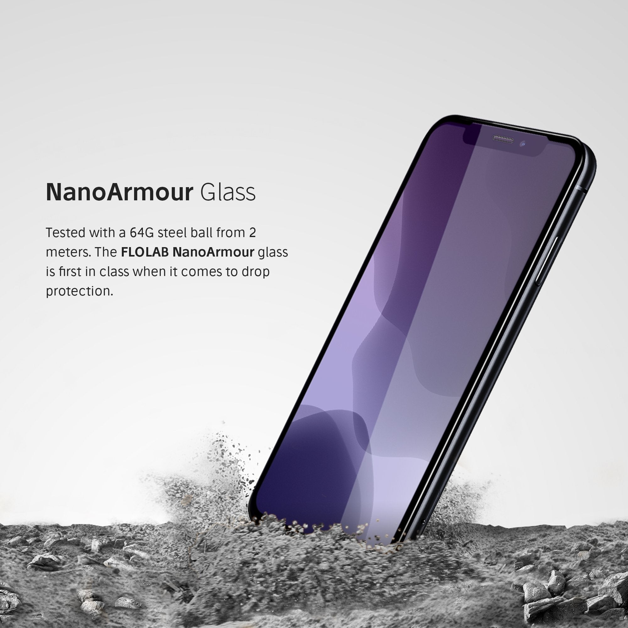 NanoArmour for iPhone 11 Pro Anti-Blue Light Screen Protector Case Friendly