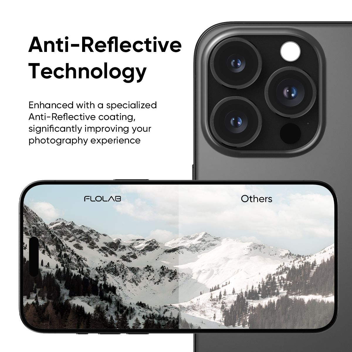 NanoArmour for iPhone 16 Pro / 16 Pro Max Anti Reflective Camera Protector - 4 Pro Colors