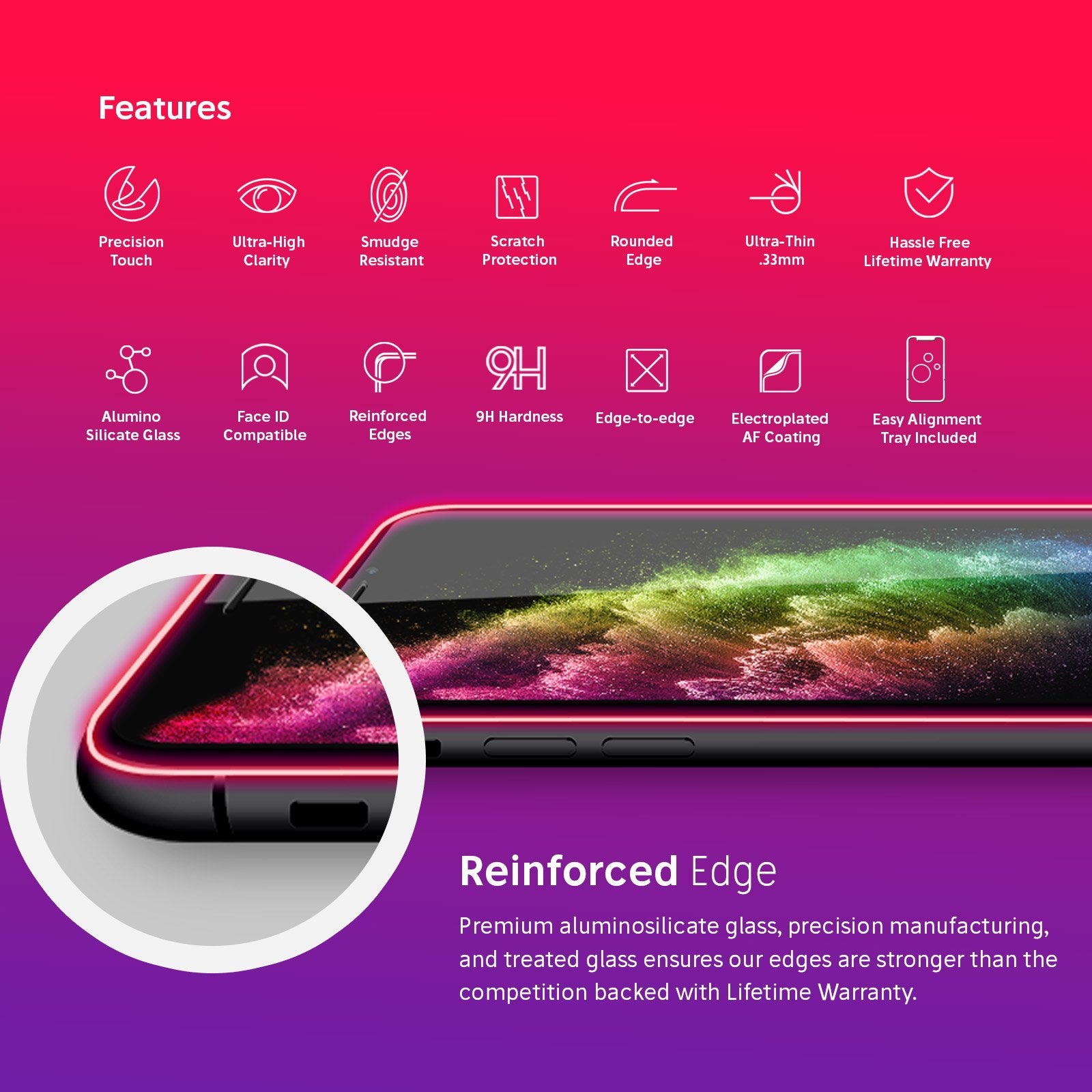 NanoArmour for iPhone XS / X  Screen Protector