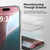 FLOLAB ONETIME MAX NanoArmour for iPhone 16 Series Matte Screen Protector with Infinity Edge, Anti-Glare Technology, PolarSpectra Anti-Rainbow Technology, Smooth as Butter