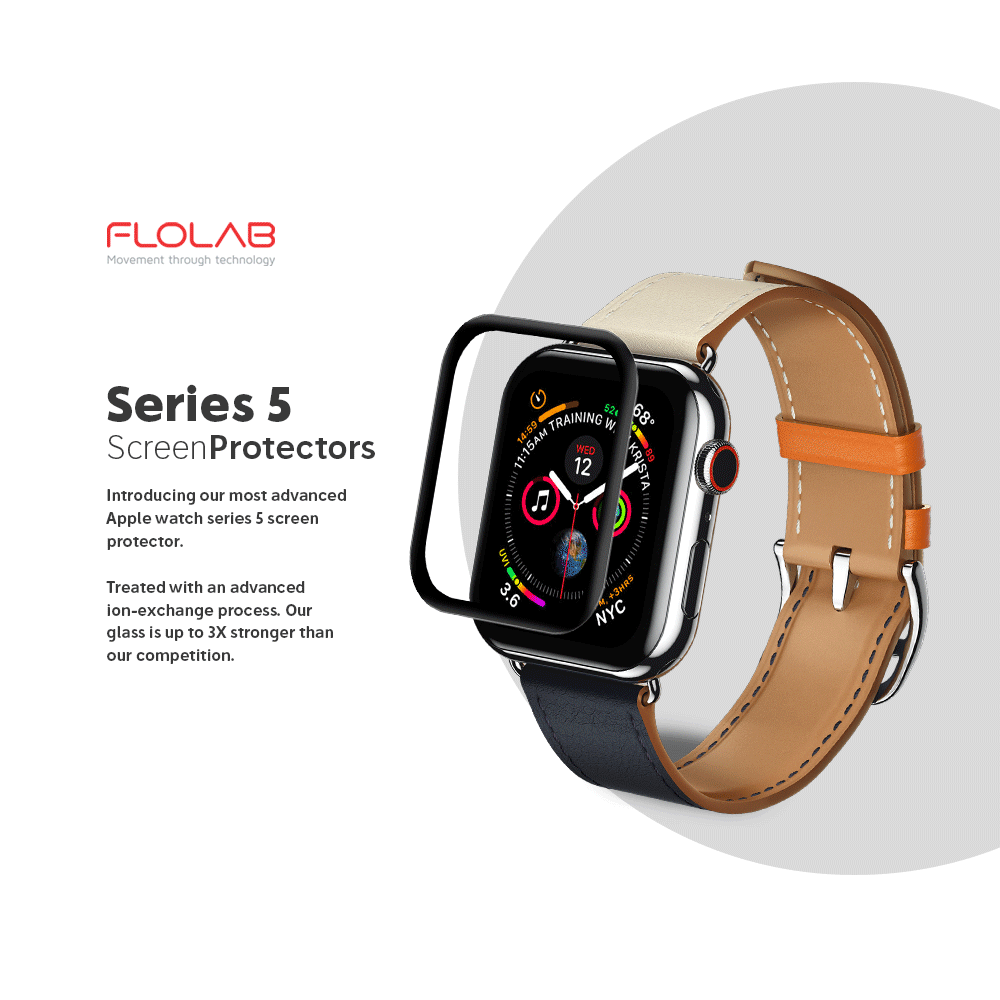 NanoArmour for Apple Watch Screen Protector Series 5