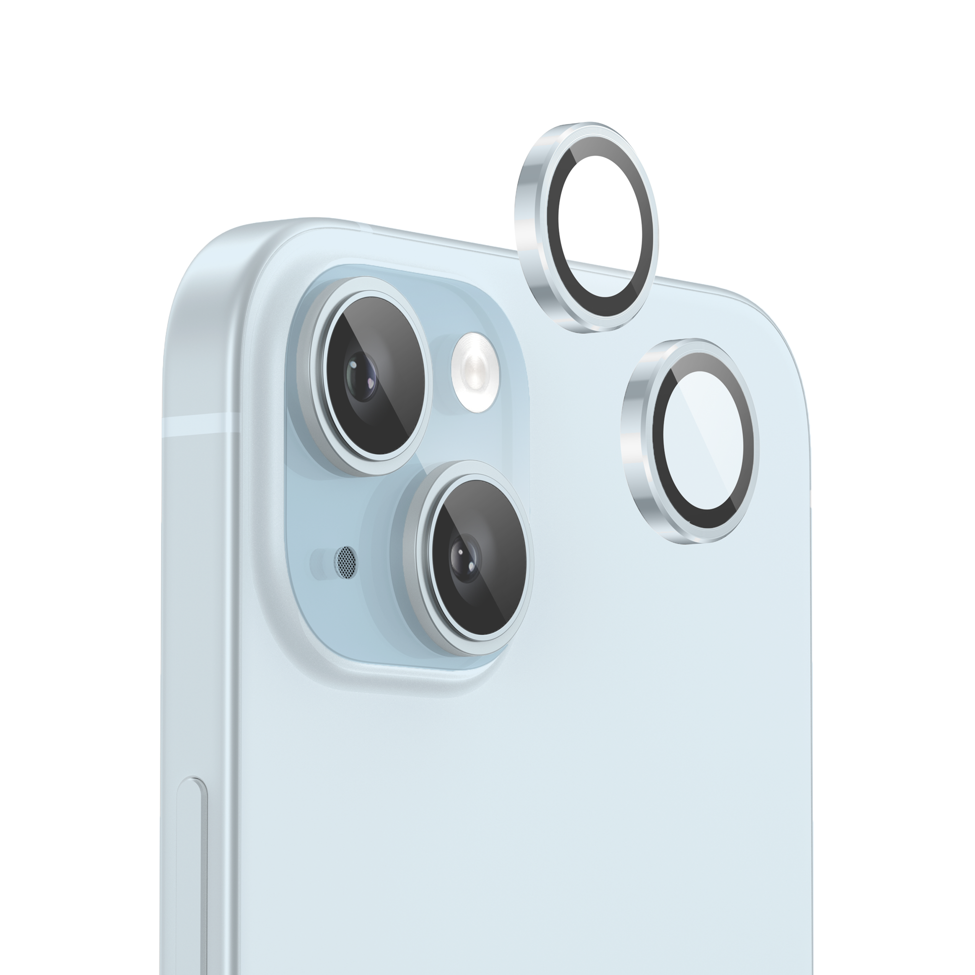 NanoArmour for iPhone 15 Plus /  iPhone 15 Camera Protector - Blue